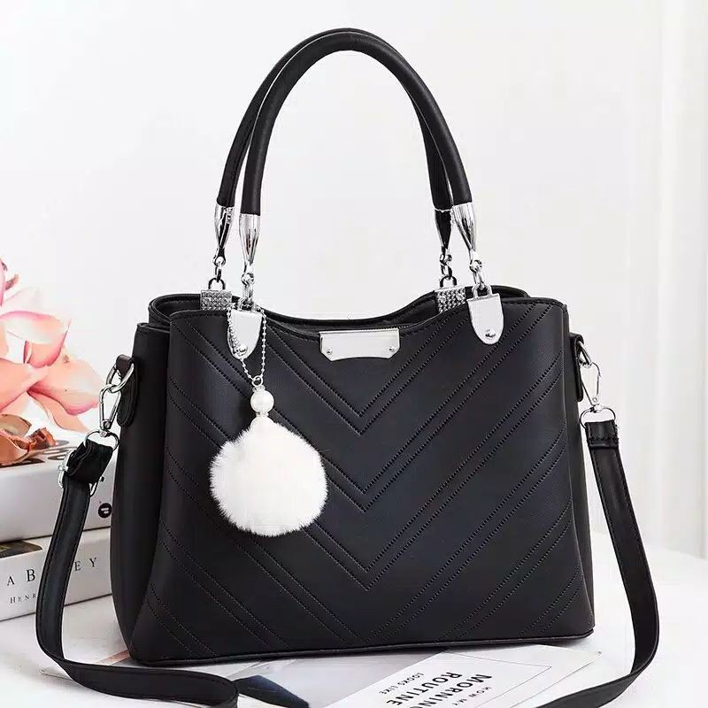 203358 Tas 3 RUANG Impor Handbag Ibu Ibu Besar Elegan GALERI TAS IMPORT GTI 601862 507491 101059