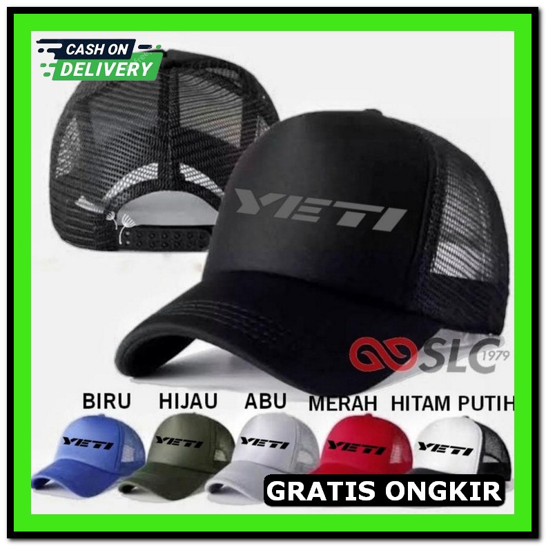 Topi Baseball Pria/Wanita Caps Branded Efg Premium Navy Topi Pria Jaring Trucker Sepeda Yeti Custo