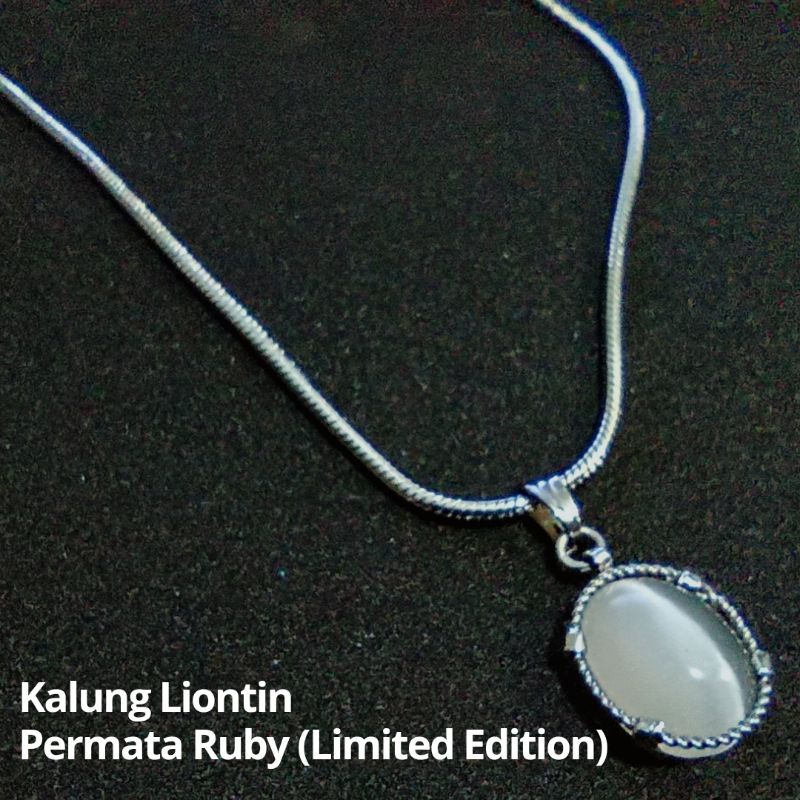 Kalung Liontin Permata Ruby (Limited Edition)