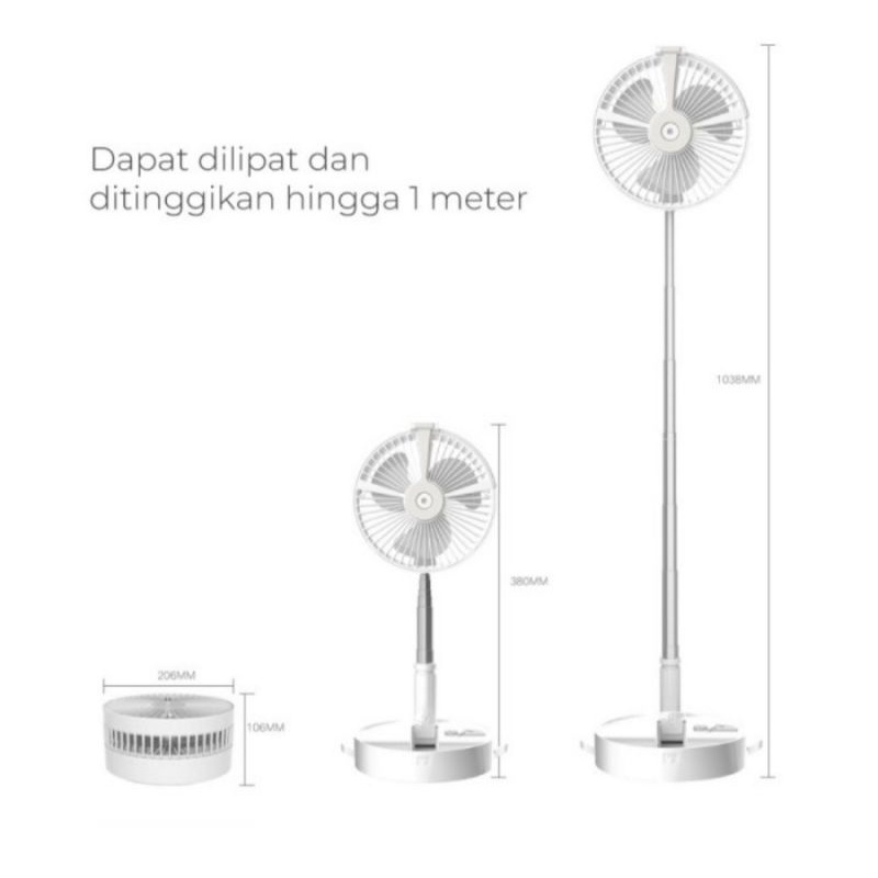 fyc-h7ubs 5 dalam 1kipas angin, humidifier/lampu meja /