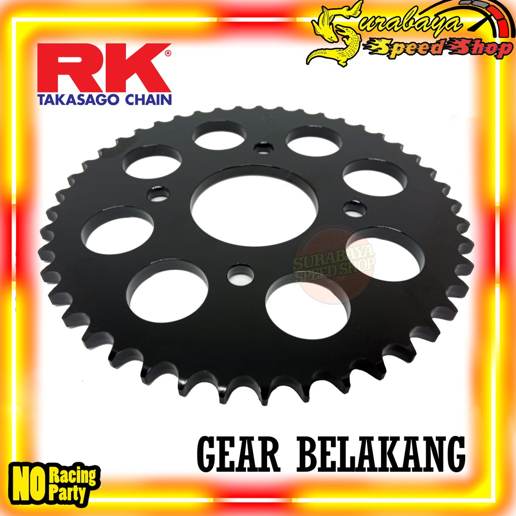 RK Gear Belakang Satria Fu New Fu Lama Smash FU Injeksi Shogun Tipe 415 Tipis 428 Tebal Original RK 