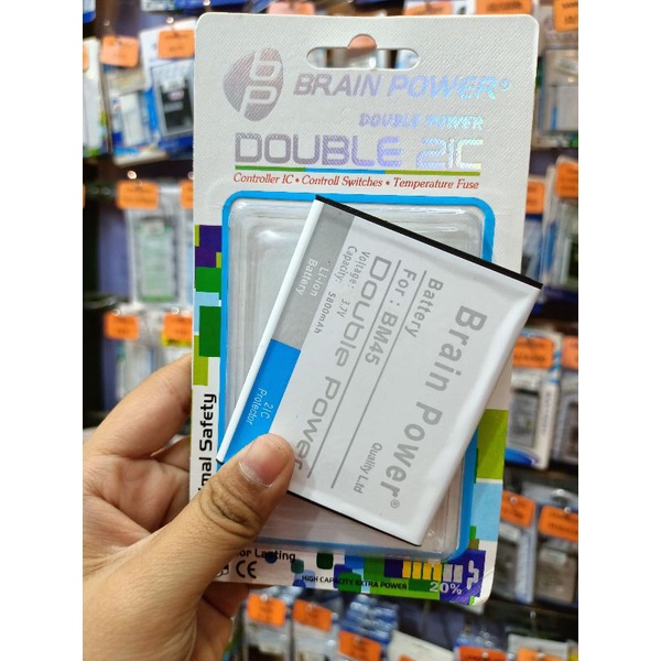 BATERAI BATRE BATTERY XIAOMI REDMI NOTE 2 BM 45 BM45 BM-45 DOUBLE POWER BRAIN POWER