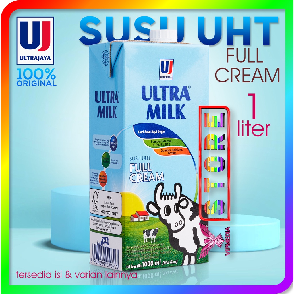 

Susu ULTRA MILK - UHT - Full Cream - 1 Liter