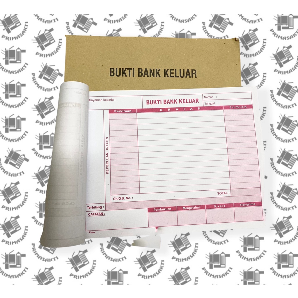 

Bukti Kas/Bank 1/2 folio KURNIA