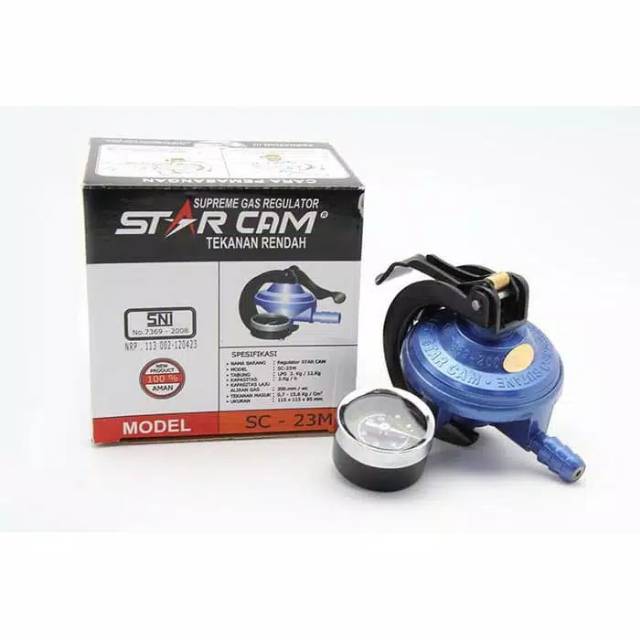 STAR CAM REGULATOR GAS LENGKAP METERAN