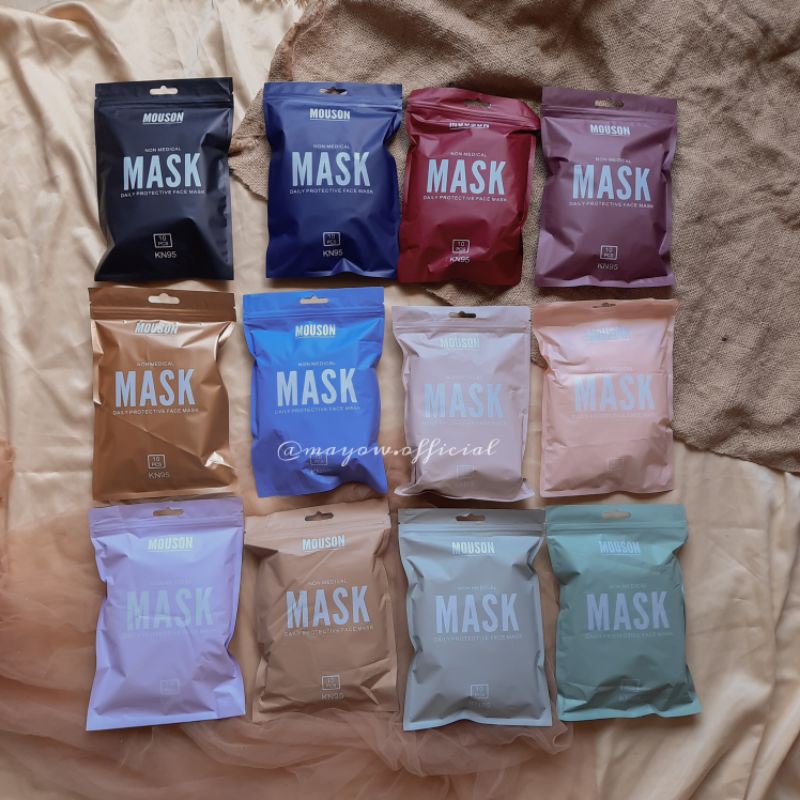 MASKER KN95 MOUSON 5 PLY ISI 10 PCS