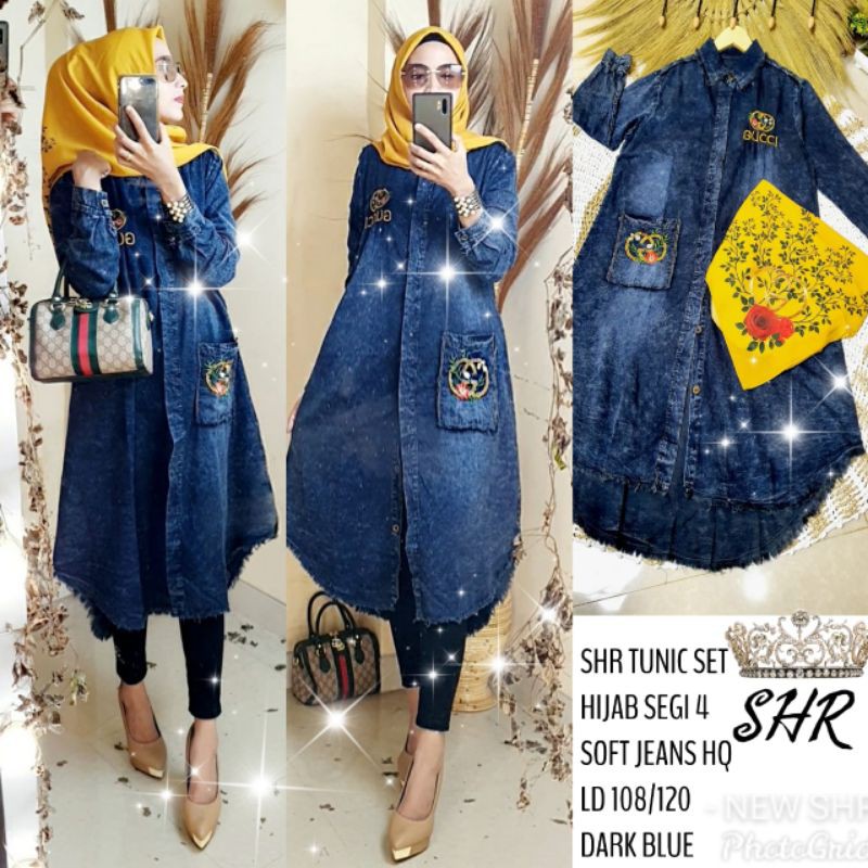 Tunik Gucci set ori SHR