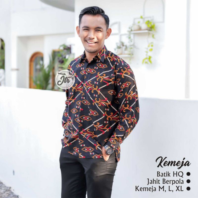 tey-17 Batik wanita ASJ SA HRB026 Kenongo Kemeja Tosca Pendek-Kemeja Shaqueel