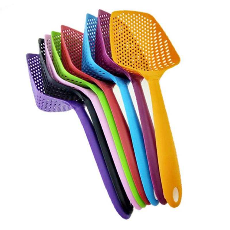 Sendok Tiris Spatula Alat Masak Goreng Dapur Fry Food Mesh Strainer- KT398