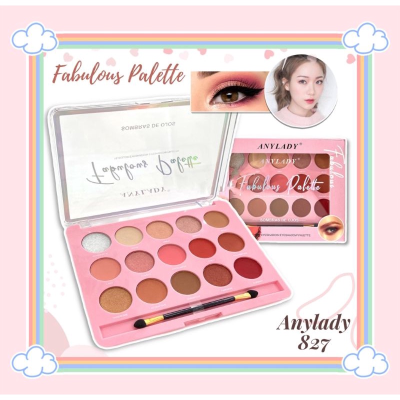 PROMO!!!EYESHADOW PALETTE FABULOUS ANYLADY 827