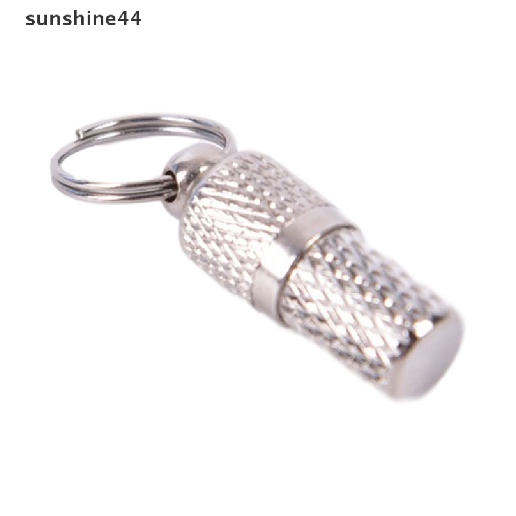 Sunshine Tabung LABEL Identitas Alamat Bahan METAL Untuk Kalung Anjing / Kucing