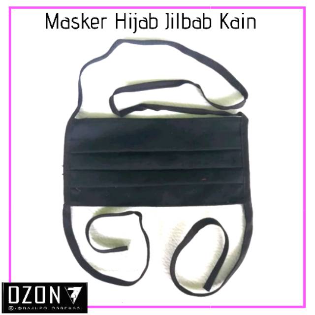 Masker Kain Hijab Jilbab ISI 3 Pcs Murah