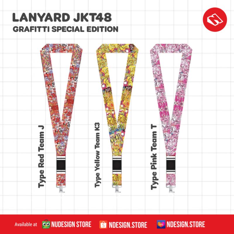 

NDESIGN - LANYARD JKT48 GRAFITTI