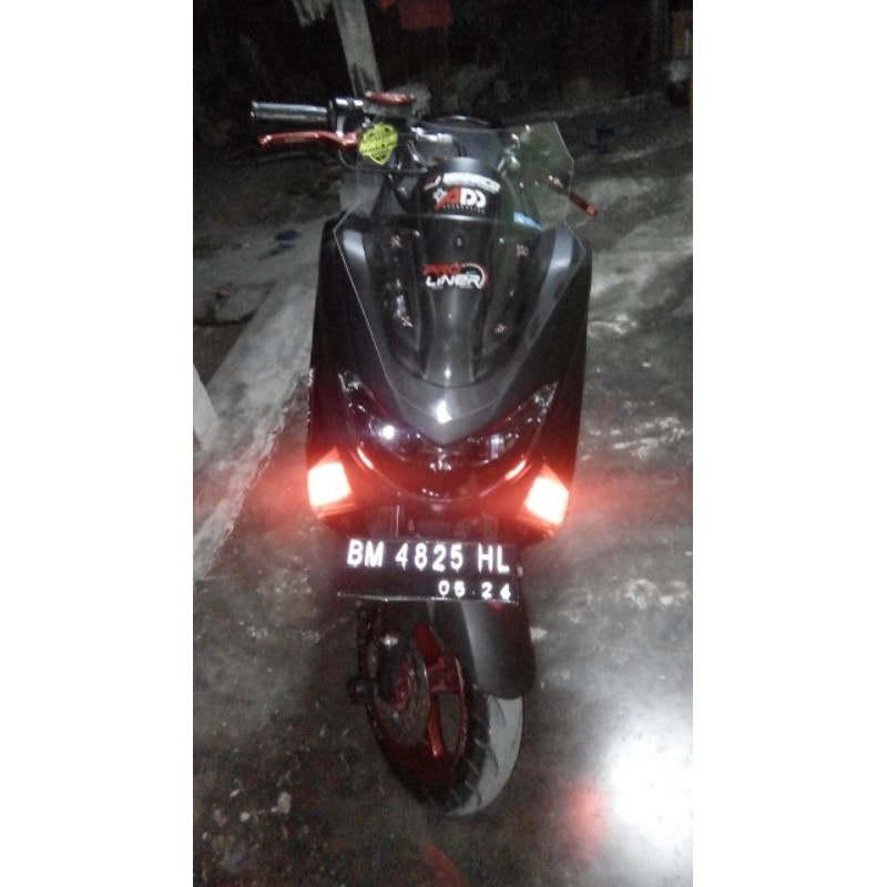 Lampu Sein Sen Depan Nmax Old 2015-2019 Model Jpa, Lampu sein depan nmax variasi, Sein nmax led 2 in 1 , lampu sen depan nmax variasi, lampu variasi yamaha nmax, lampu led nmax, sein led nmax-Senja merah