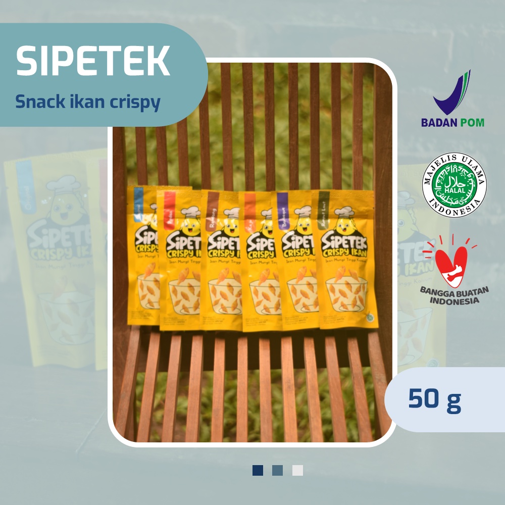 

SIPETEK SNACK IKAN CRISPY 50 GRAM