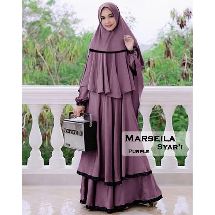 GAMIS SYAR I MUSLIM GAMIS PESTA WANITA TERBARU MARSEILA
