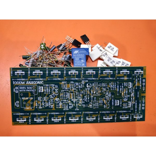 Power Amplifier SOCL 506 TEF 2U 1000watt Input Balance 349 DIY Kit