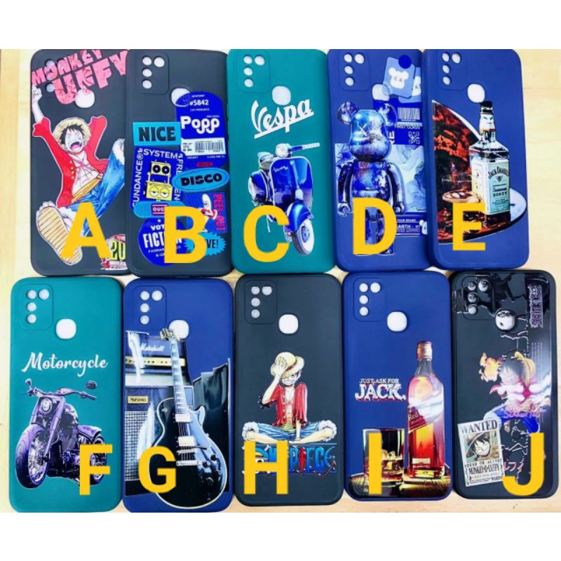 Realme Narzo 50i Narzo 50A Case Man Luffy One Piece Gitar Keren