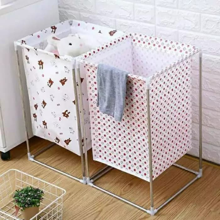 Keranjang Baju Cucian Pakaian Kotor Laundry Basket