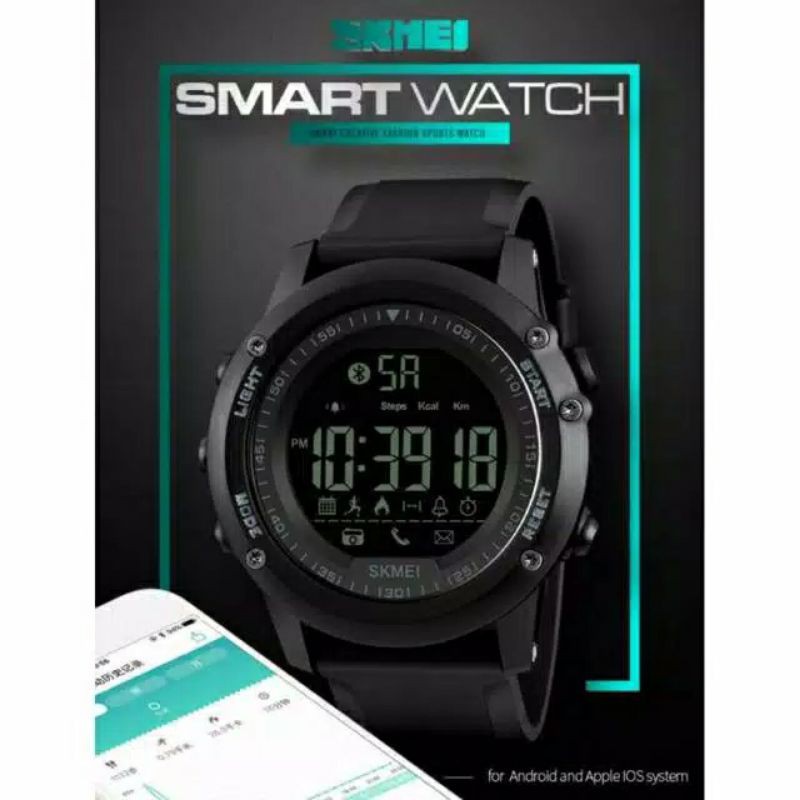 Jam Skmei 1321 smartwatch bluetooth original bergaransi free paper box