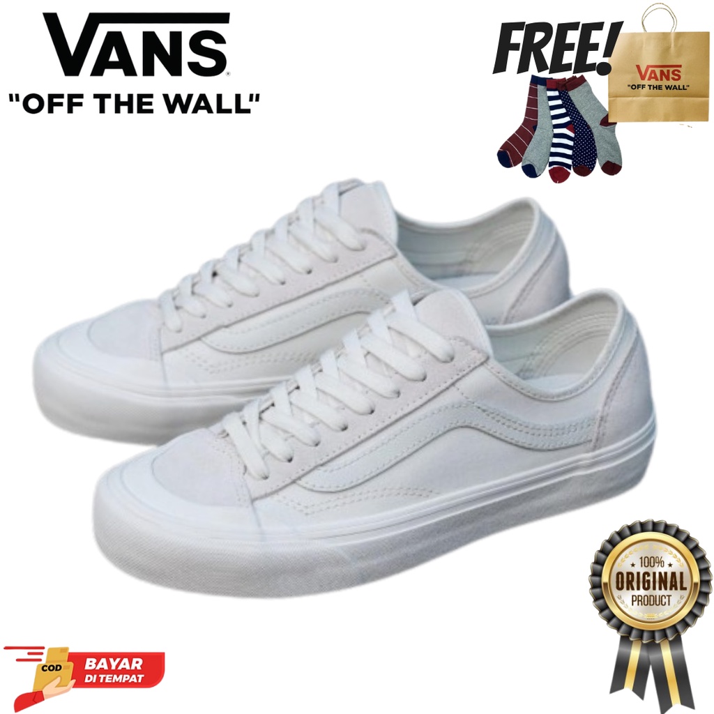 SALE DISKON! V4NS STYLE 36 DECON MARSHMELLOW 100% ORIGINAL BNIB