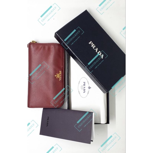 Preloved Authentic Prada Saffiano Wallet Original 100%