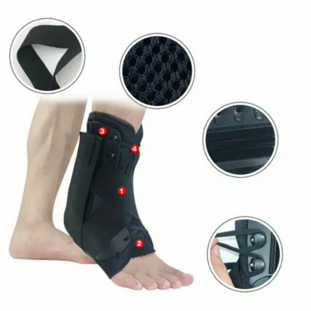 Ankle brace, ankle support semi rigid