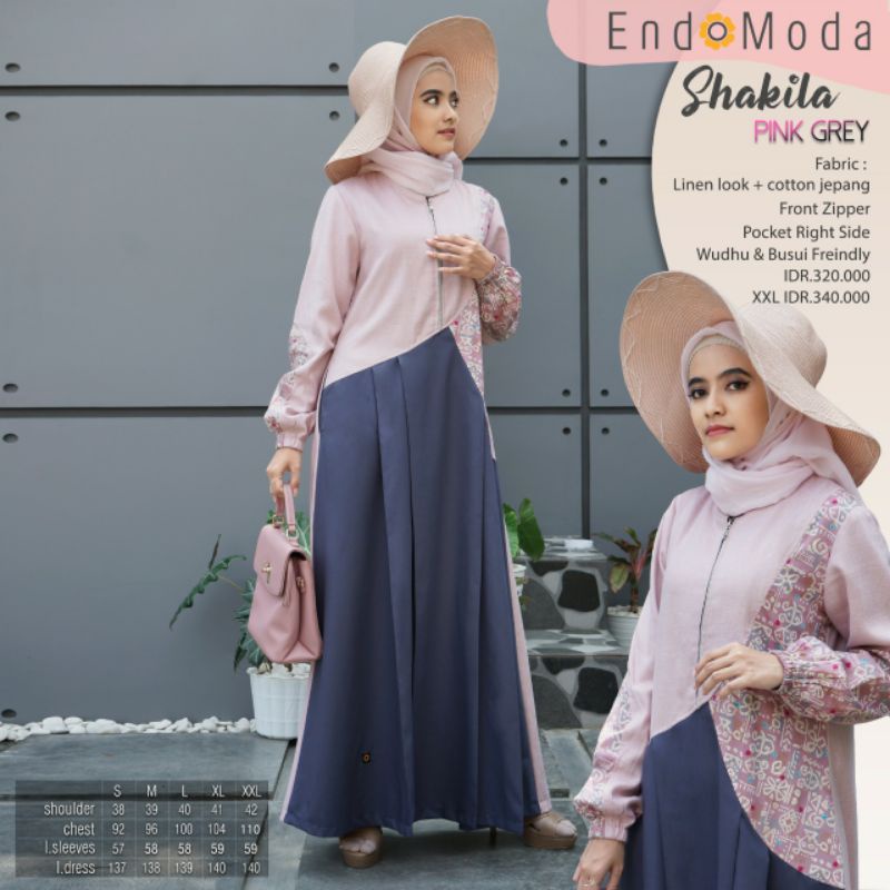 gamis Shakila endomoda busana muslim