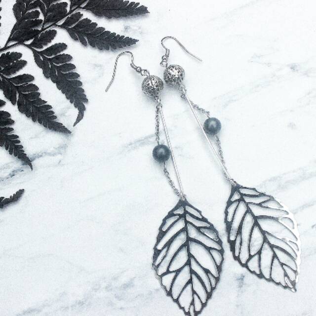 Anting Daun Panjang | Anting Handmade