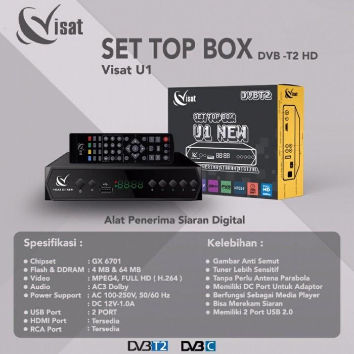 Set Top Box Tv Digital Dvb T2 Visat Free Kabel Hdmi
