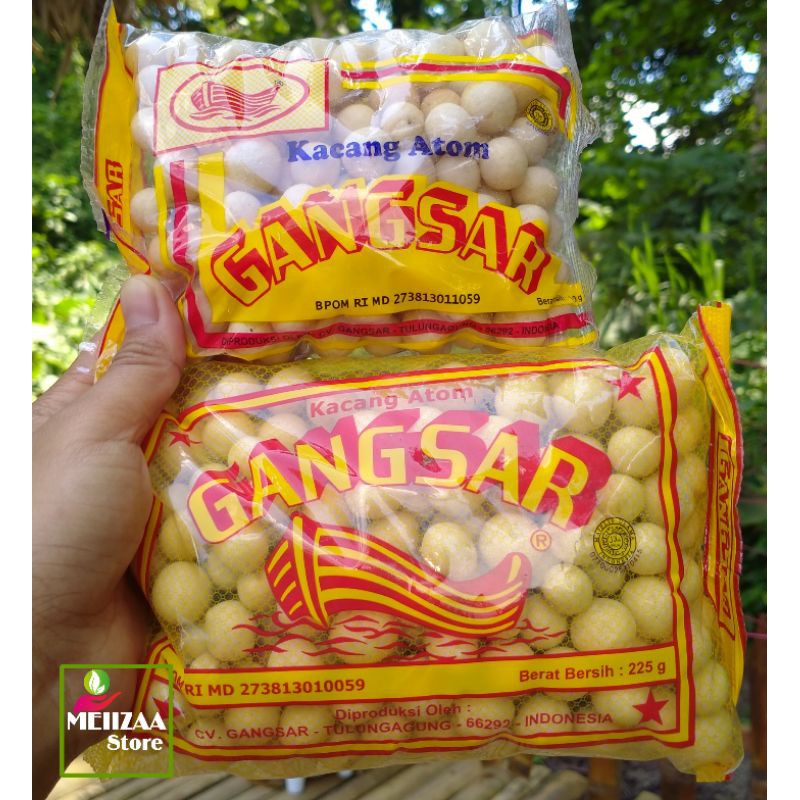 

Gangsar Kacang Atom Asli Tulungagung Snack Camilan Garing Renyah 150gr 225gr