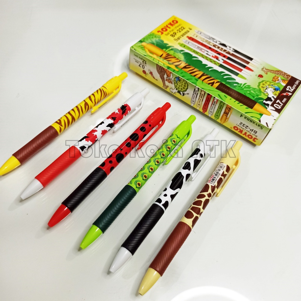 

pulpen ballpoint JOYKO Savana 4 (1 pack isi 12)