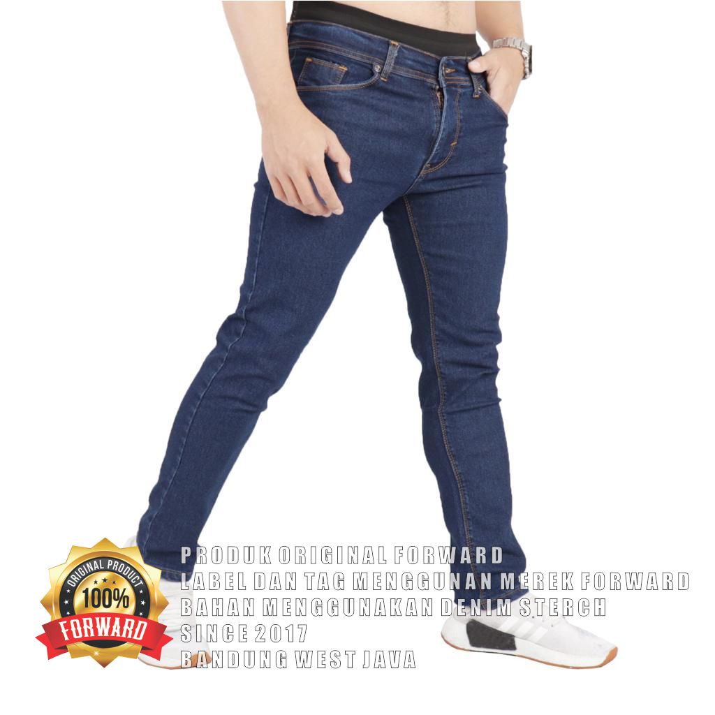 Celana Jeans Pria Blue Garment Forward System