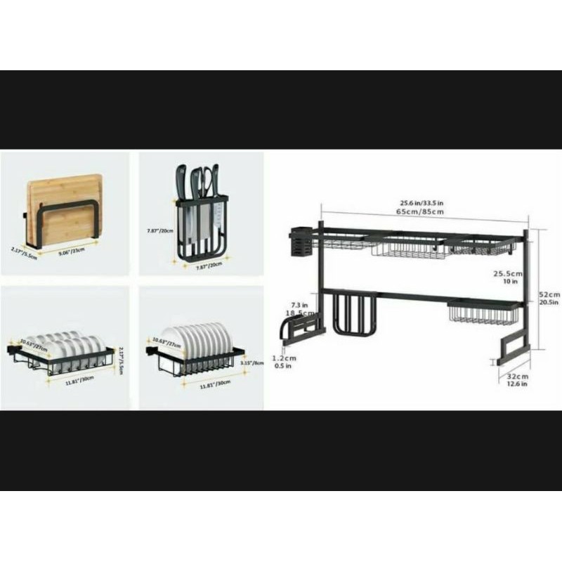 Rak Peniris Air/ Rak Wastafel/ Rak Cucian Piring