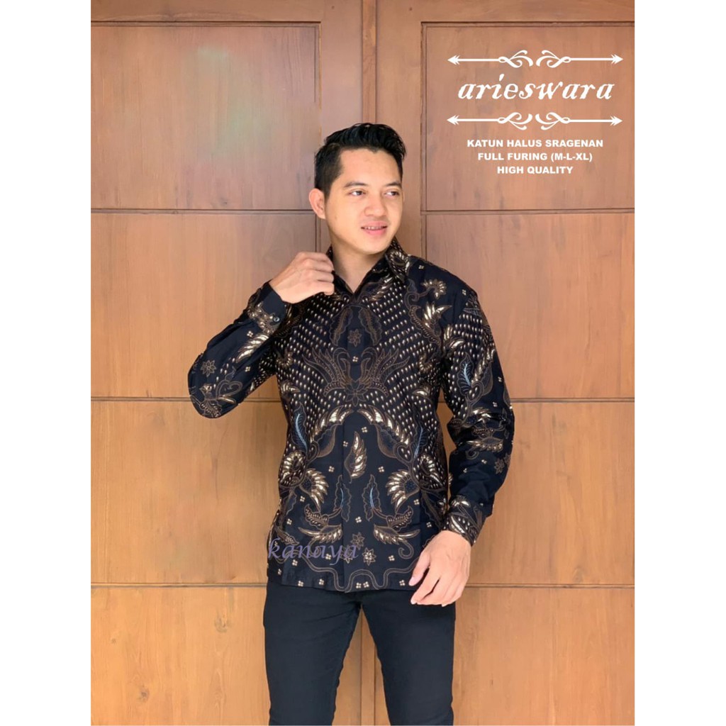 Arieswara Baju Batik Cowok Lengan Panjang Kemeja Batik Solo Atasan Modern Premium Seragam KANTOR ORI MAHKOTA GITARAJA UNGU SUKET SEGORO PROBOSETO PRAJA JAYANEGARA SETYO LUHUR PRASTOWO PEKSI SELING HANUNG SEDJIWO DONGKER WIRAYUDHA SOGAN KAMANDANU KANAYA SM