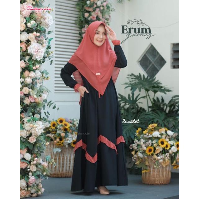 Moslem ORI gamis busui frendly Erum Dress by Zabania (open PO)