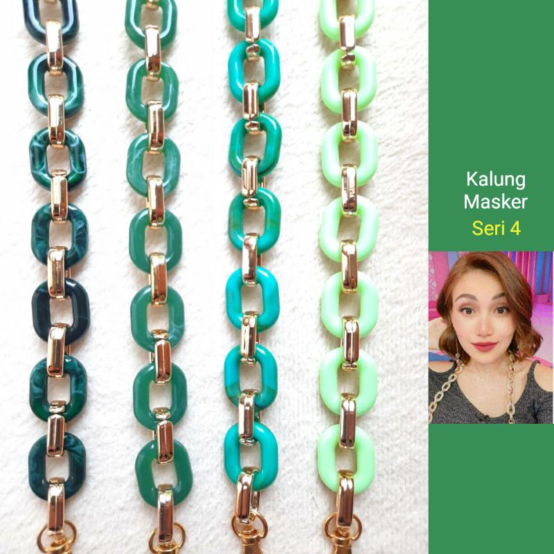 Strap Masker Artis Ivan gunawan ruben Ayu ting ting Lanyard Tali Kalung gantungan pengait hijab