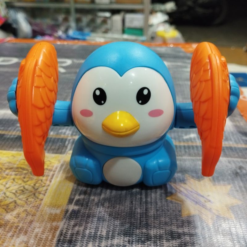 happy flip little monkey baby voice/monyet jungkir balik full musik sensor tepuk/bebek dan pinguin jungkir balik full musik sensor tepuk/baby control monyet tumbling sensor