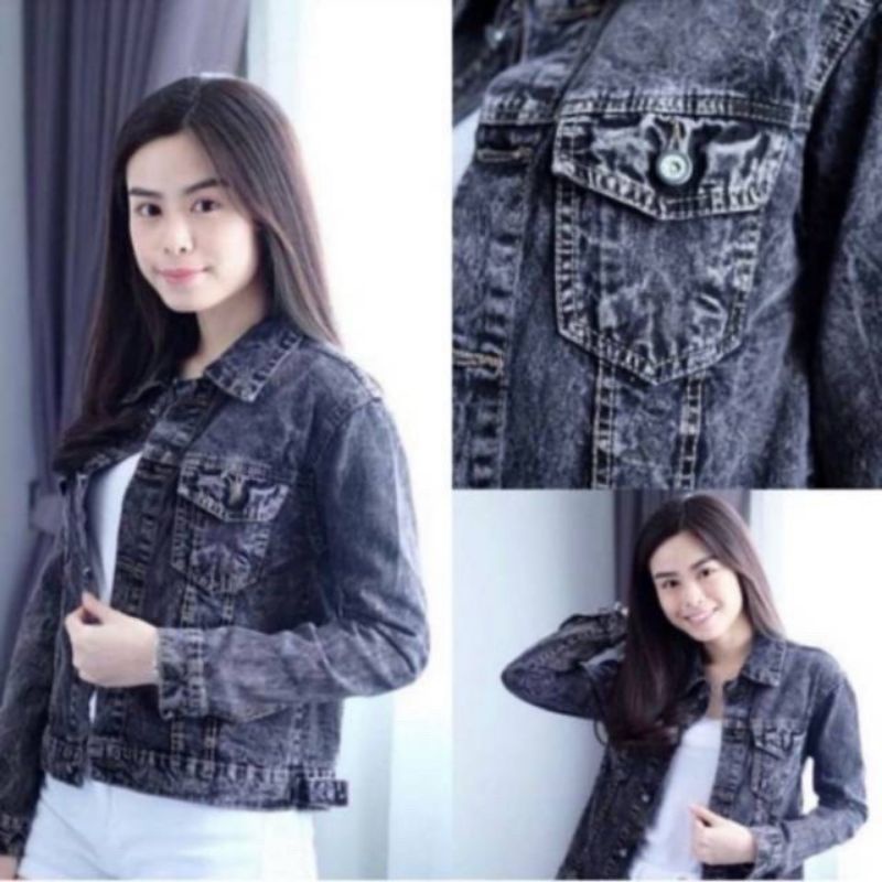 JAKET JEANS WANITA BEST SELLER