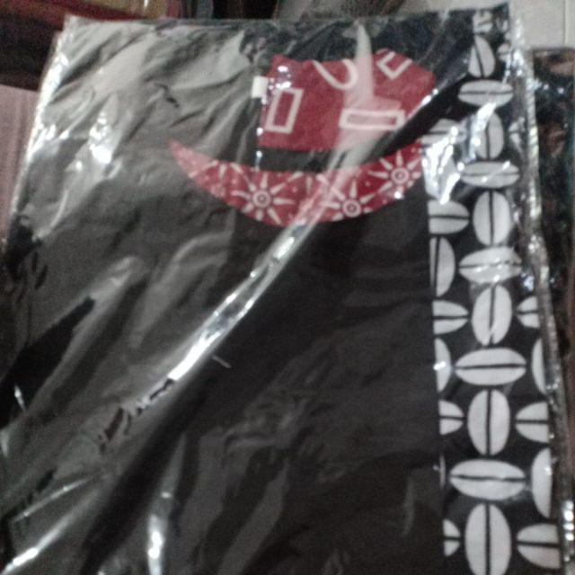 Batik Tunik Shibori Jumputan Terbaru Size M-xl/ Hrb026 Yelbor Navbor / Biru Putih / Original Bel