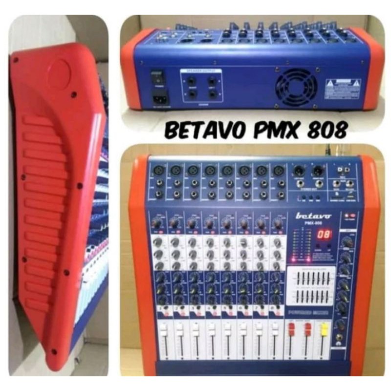 Jual POWER MIXER BETAVO PMX808 8 CHANNEL Shopee Indonesia