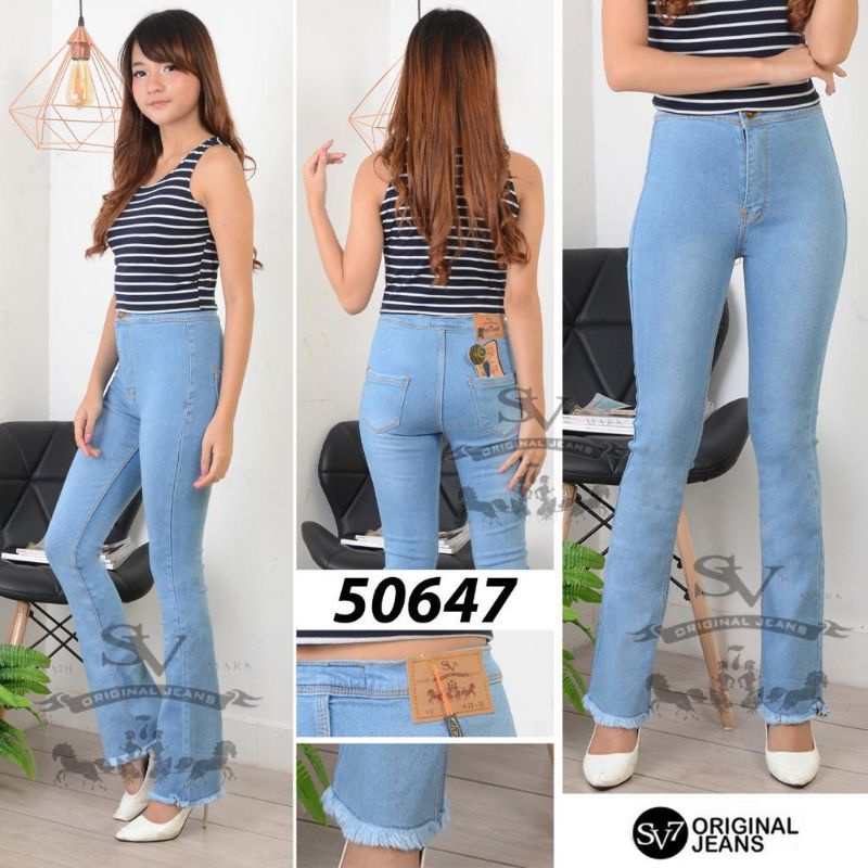 A&C JEANS HIGHWAIST CUTBRAY RAWIS/HW SV CUTBRAY/HW SV CUTBRAY RAWIS