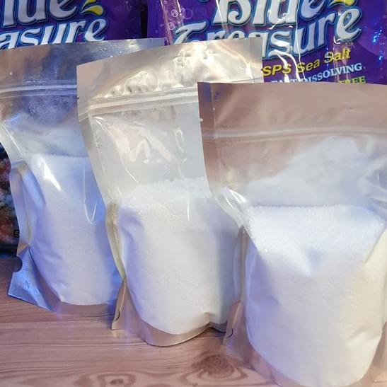 ❃ Blue Treasure Sea Salt Repack 1 Galon | Asw | Garam ikan hias air laut ✸