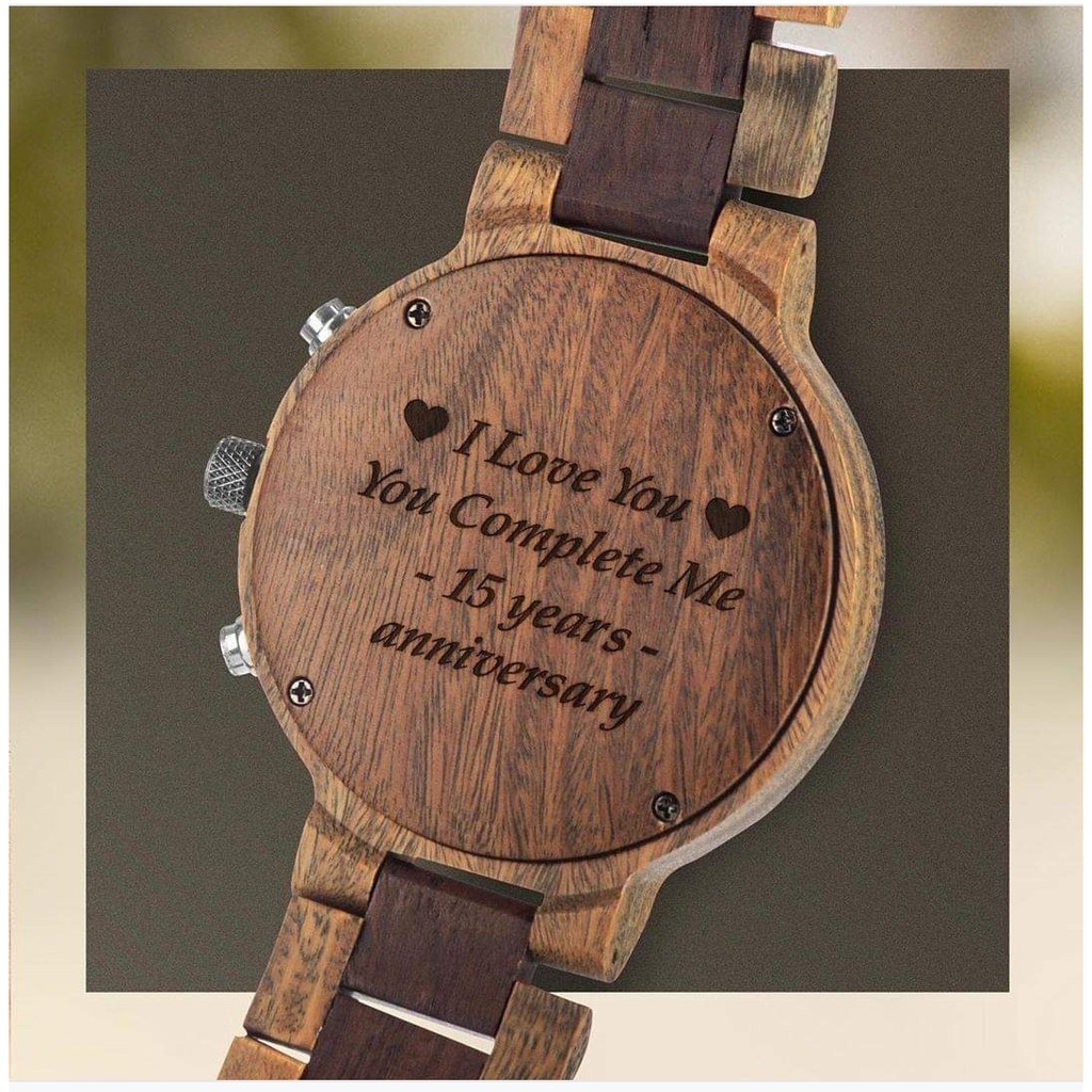 PROMO Jam Tangan Kayu Original Eboni / Jam Tangan Wanita / Wooden Watches ( Bisa Custom Nama )