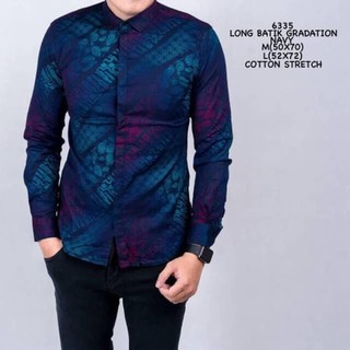  Kemeja  Batik Pria  Modern Lengan  Pendek  Casual Modis Slim Fit Trendy Masa  Kini  Shopee Indonesia