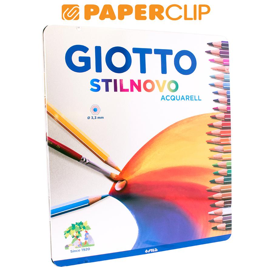 

PENSIL WARNA GIOTTO SET 256300 24C STILNOVO ACQUAREL METAL