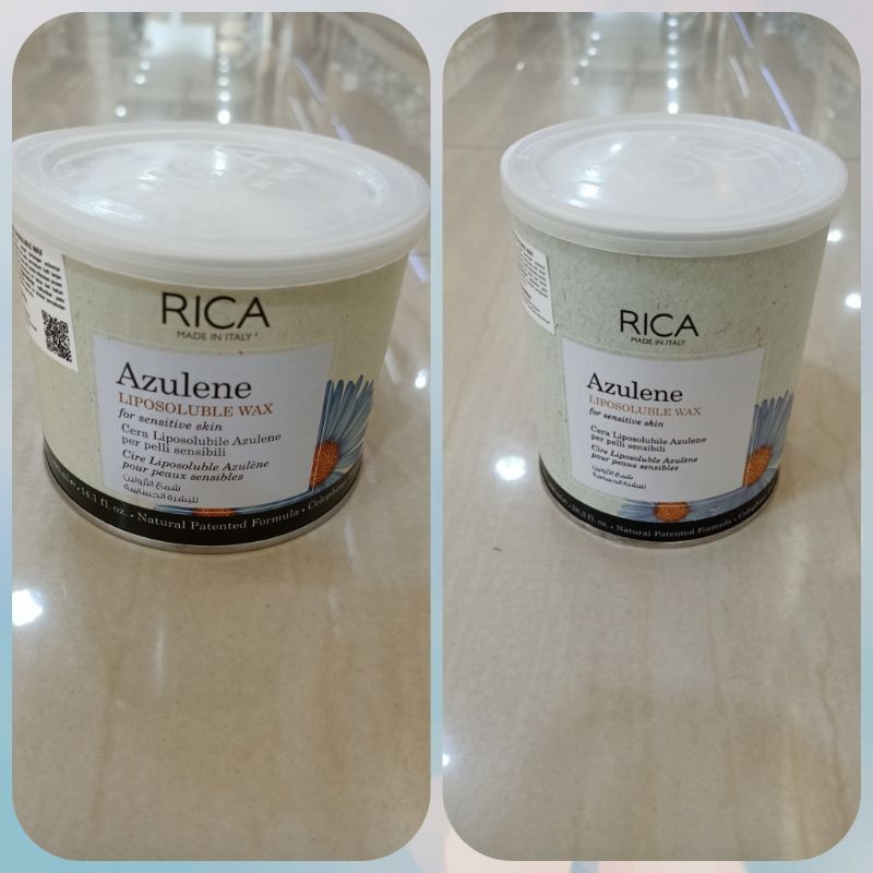 Rica Azulene Liposoluble Wax 800gr/400gr lem waxing cabut bulu