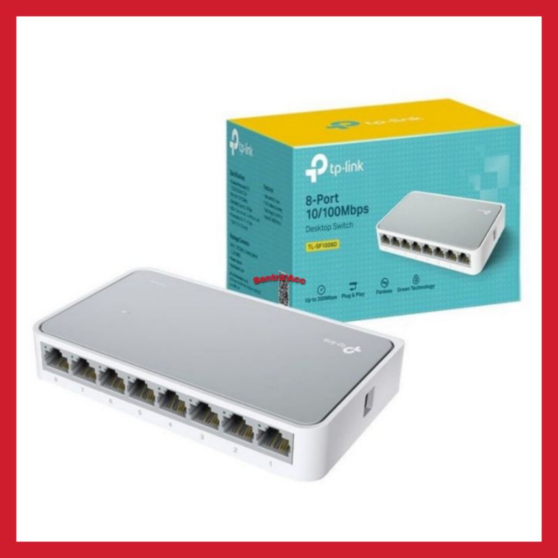 Tplink Switch Hub 8 Port Tp Link Sf1008d Desktop Switch Tplink 8 Port Tp-Link TL-Sf1008d