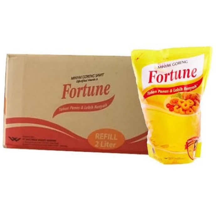 

MINYAK GORENG FORTUNE Karton 6x2 Liter