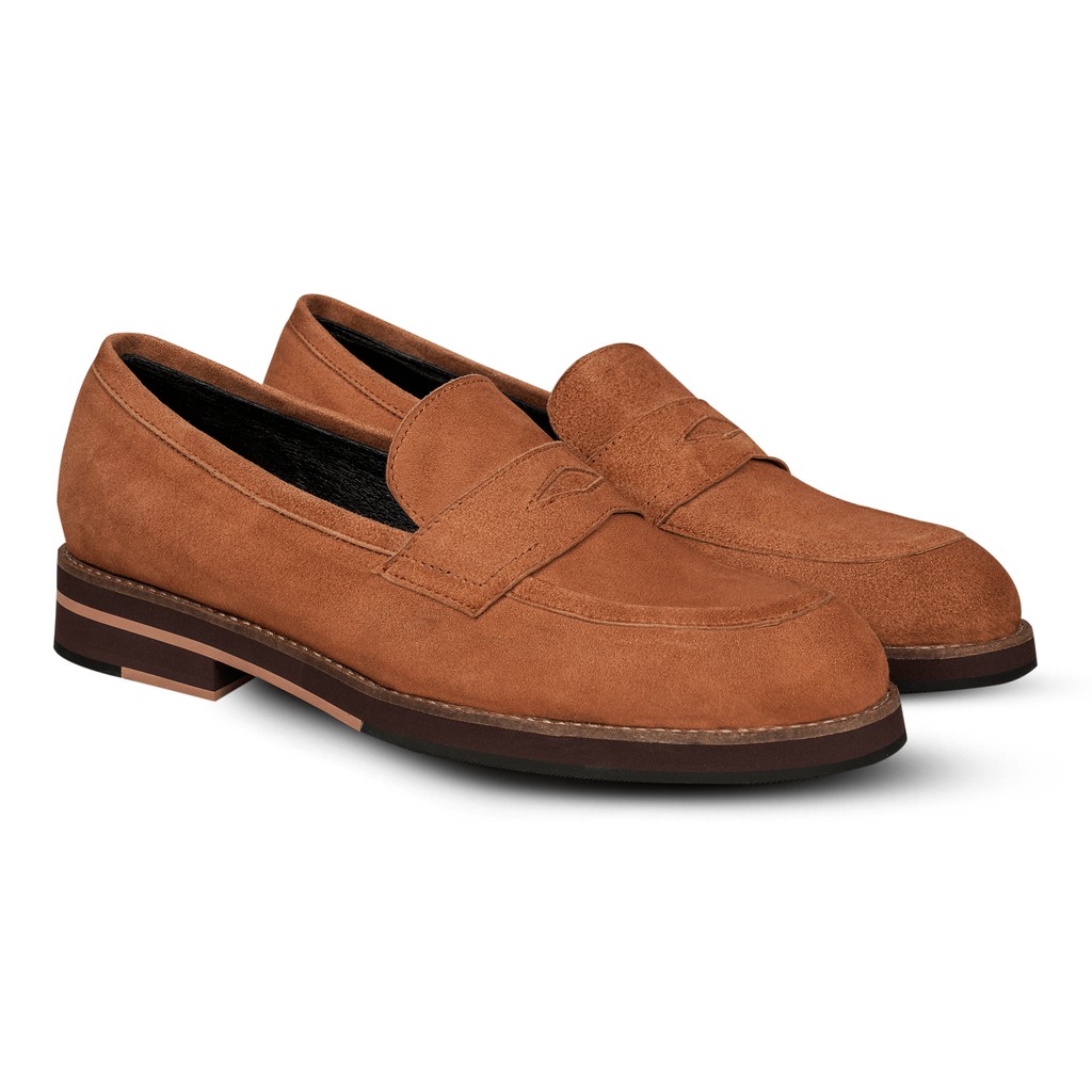 Blake Penny Loafers Suede Tan